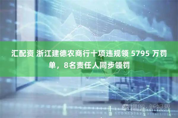 汇配资 浙江建德农商行十项违规领 5795 万罚单，8名责任人同步领罚