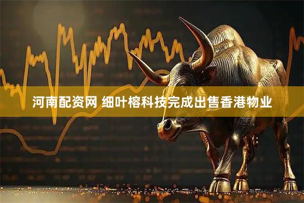 河南配资网 细叶榕科技完成出售香港物业