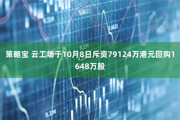 策略宝 云工场于10月8日斥资79124万港元回购1648万股